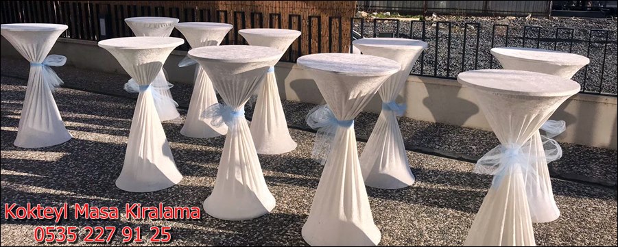 Kokteyl Masa Kiralama Bistro Kiralama fotoğraf 3