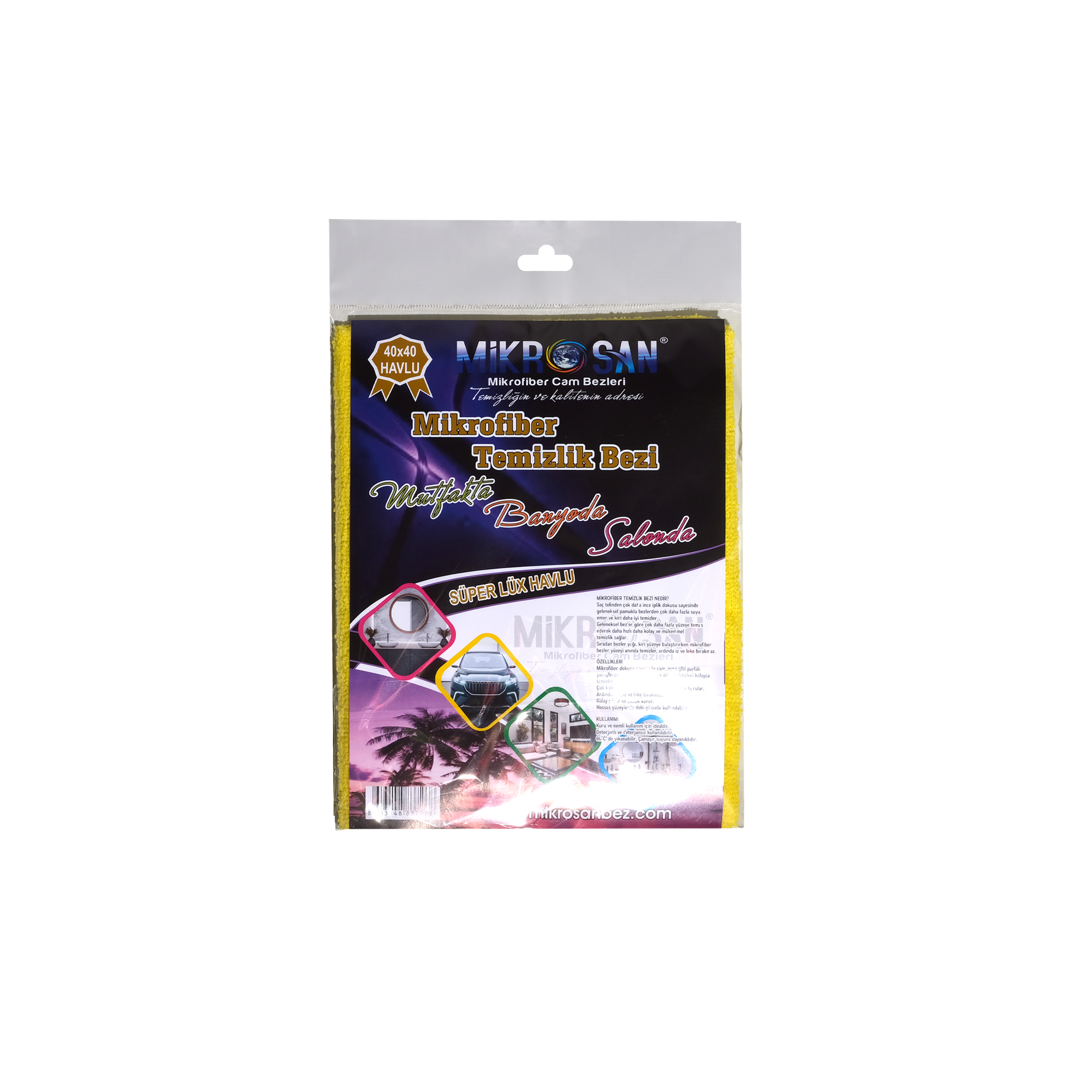 MİKROSAN Mikrofiber Cam Bezleri fotoğraf 3