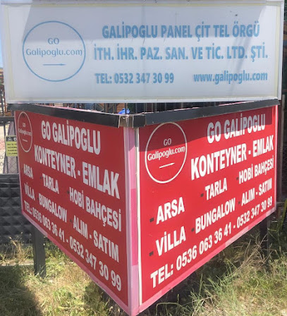 Galipoglu Panel Çit Tel Örgü kapak görseli