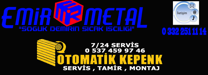 EMİR METAL DEMİR DOĞRAMA FERFORJE KEPENK YAPIMI MOTORLU KEPENK ÇELİK ÇATI kapak görseli
