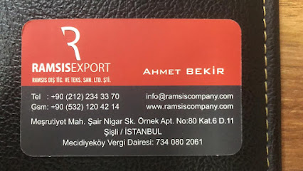 RAMSİS EXPORT DEPO kapak görseli