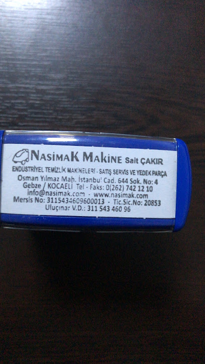 Nasimak Makina San. Tic. Ltd. Şti kapak görseli