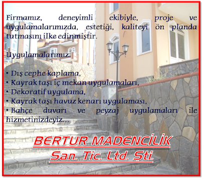 Bertur Madencilik Kayrak Taşı İşletmesi kapak görseli
