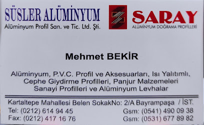 Süsler Alüminyum kapak görseli