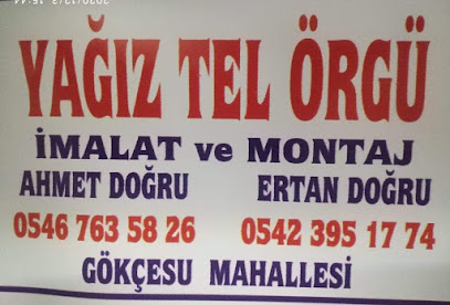 YAĞIZ TEL ÖRGÜ VE ÇİT kapak görseli