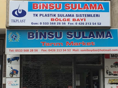 Binsu Sulama Tarim Market kapak görseli