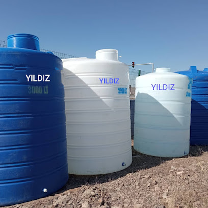 Elazığ Yıldız Su Deposu Polietilen Yatay & Dikey& Beyaz &Mavi kapak görseli