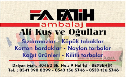 FATİH AMBALAJ&MARKET kapak görseli