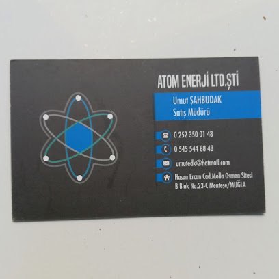Atom Enerji Turizm Gıda Sanayi Ve Ticaret Limited Şirketi kapak görseli