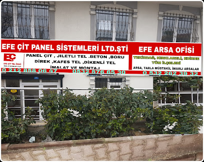 Efe Çit Tel Örgü Panel Çit inşaat. Ltd. Şti. kapak görseli