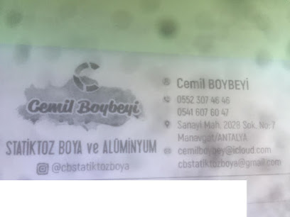 CEMİL BOYBEYİ ALÜMİNYUM KORKULUK VE STATİK TOZ BOYA kapak görseli