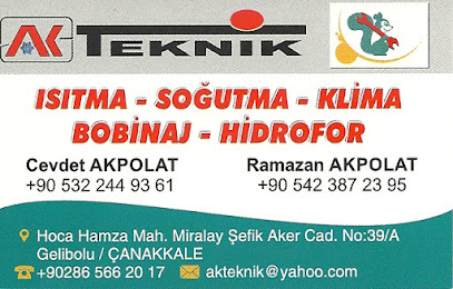 AK Teknik (Gelibolu Baymak Yetkili Servis & Bayii) kapak görseli