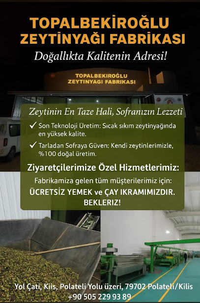 TOPALBEKİROĞLU ZEYTİNYAĞI FABRİKASI kapak görseli