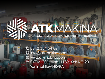 ATK MAKİNA - SU POMPALARI - HİDROFOR - BOBİNAJ kapak görseli