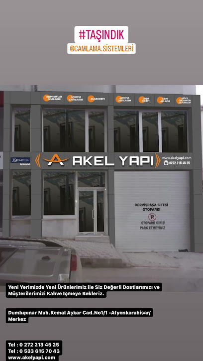Akel Yapı Afyon Cam Balkon - Pvc - Alüminyum Doğrama - Cephe Kaplama - Duşakabin Sistemleri kapak görseli