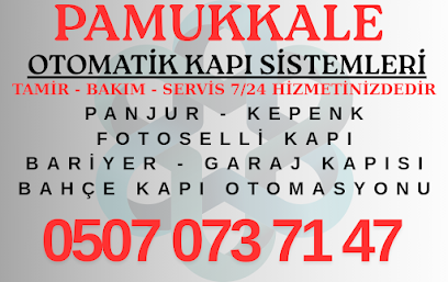 PAMUKKALE OTOMATİK KAPI, PANJUR, KEPENK, FOTOSELLİ KAPI, BARİYER, ENDÜSTRİYEL KAPI SİSTEMLERİ kapak görseli