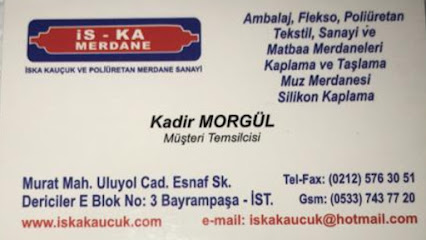 İSKA MERDANE KAUCUK SİLİKON PÖLÜRETAN KAPLAMA kapak görseli