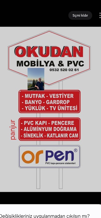 OKUDAN MOBİLYA VE PVC kapak görseli