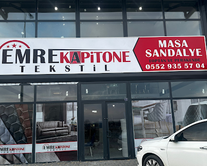 EMRE Kapitone Tekstil Masa Sandalye kapak görseli