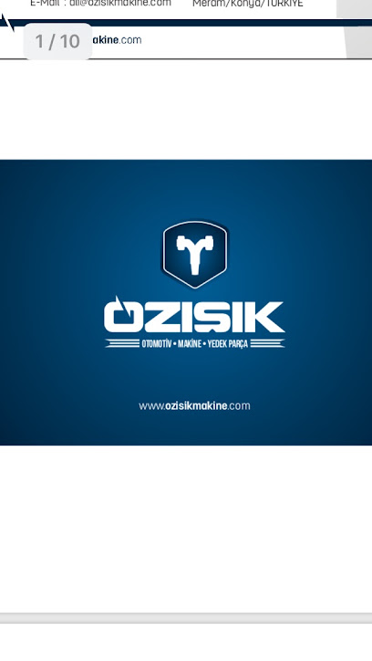 ÖZIŞIK OTOMOTİV MAKİNE & YEDEK PARÇA İMALATI kapak görseli