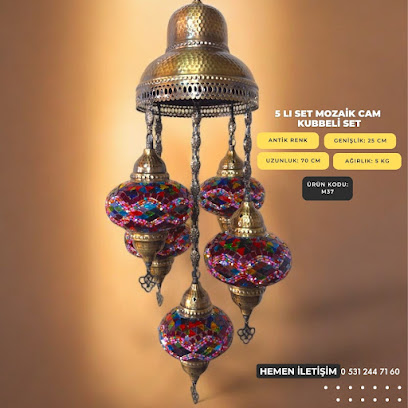 İnci Mozaik Lamba - Otantik Aydınlatma - Mosaic Lamps kapak görseli