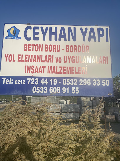Ceyhan Yapı Beton Boru Bordür kapak görseli