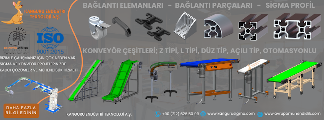 Kanguru Endüstri Teknoloji A.Ş. - Kanguru Sigma Profil, kanguru Konveyör Sistemleri kapak görseli