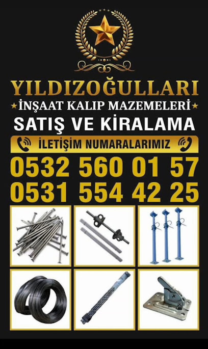 YILDIZ OĞULLARI İNŞAAT KALIP EKİPMANLARI kapak görseli