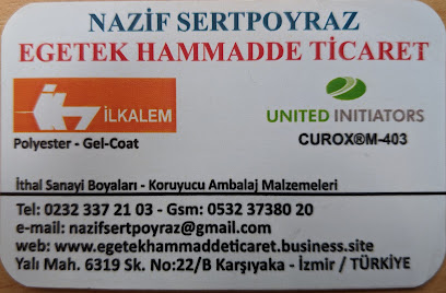 Nazif Sertpoyraz - Egetek Hammadde Ticaret kapak görseli