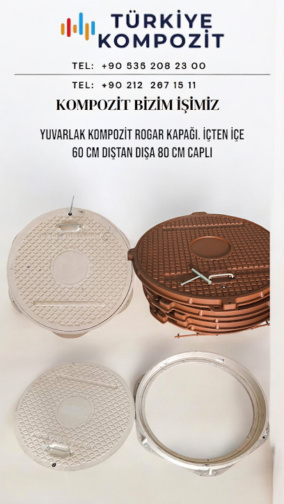 Türkiye Kompozit Kompozit Rögar Kapakları & Sfero Döküm kapak görseli