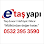 etaş yapı | taş duvar · hafriyat · mıcır logosu